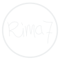Rima-7-logo-sticker-lichtblauw